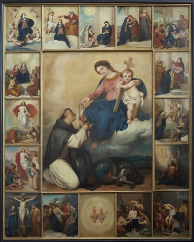 La Vergine e il Bambino con San Domenico da Unbekannt Unbekannt